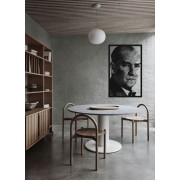 Çizgisel Atatürk Desenli Dekoratif Metal Tablo