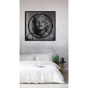 Squacircle Frame Marilyn Desenli Dekoratif Metal Tablo