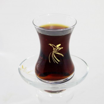 ALTIN SEMAZEN 12 PARÇA SÛFİ ÇAY BARDAĞI TAKIMI