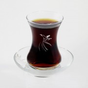 GÜMÜŞ SEMAZEN 12 PARÇA SÛFİ ÇAY BARDAĞI TAKIMI