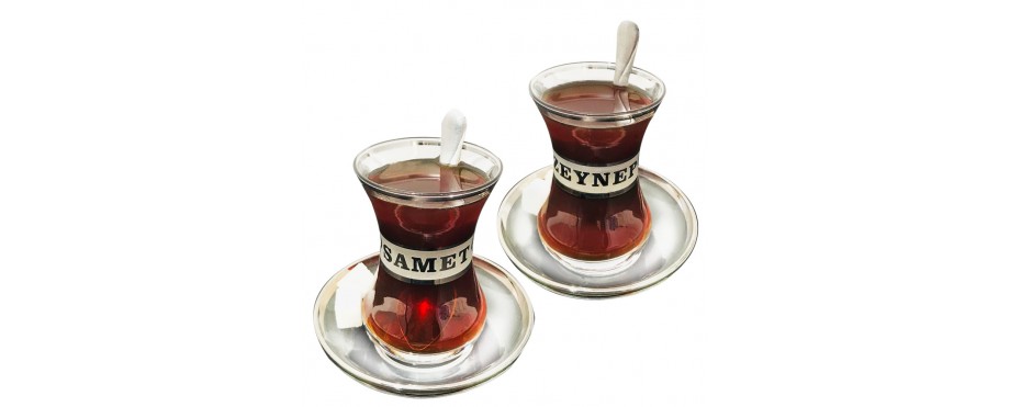 özel baskılı çay bardağı setleri