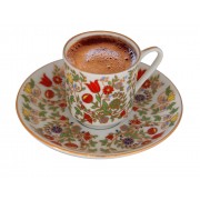 KADİFE KUTULU MEVLANA -SEMAZEN ÇİNİ DESENLİ 6'LI KAHVE TAKIMI KADİFE KUTULU MEVLANA -SEMAZEN ÇİNİ DESENLİ 6'LI KAHVE TAKIMI