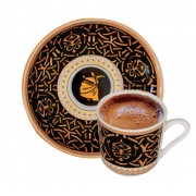 MEVLANA -SEMAZEN ÇİNİ DESENLİ 6'LI KAHVE TAKIMI 