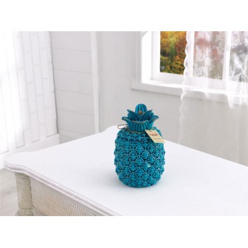 Ananas Kavanoz TURKUAZ Renk Seramik